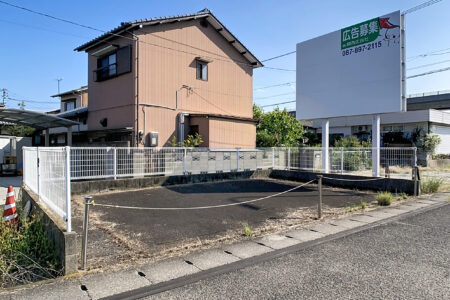 【売土地】東山崎町 県道10号沿い!高い広告効果と収益性を狙える好立地
